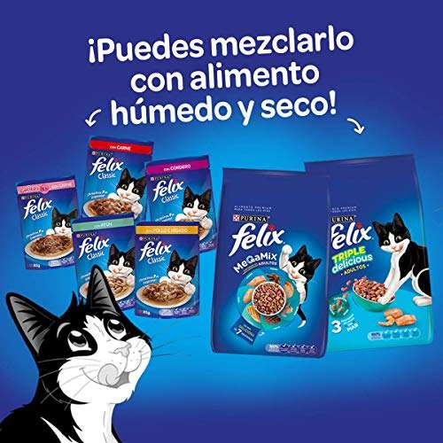 Amazon: Alimento húmedo para gato Purina Félix (24 Sobres)