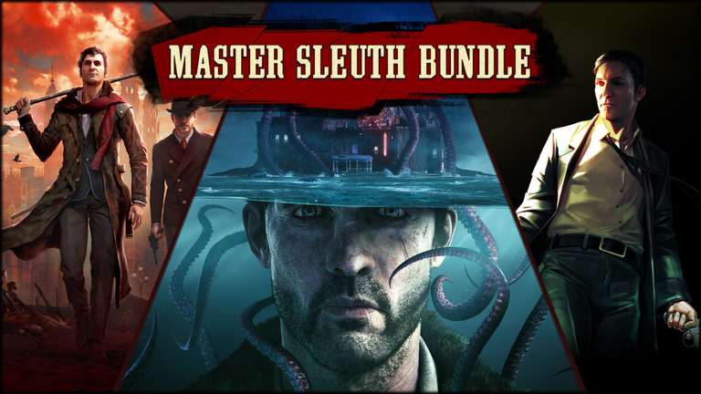 Nintendo Eshop Argentina - Master Sleuth Bundle (3 Juegos de Misterio, 2 de Sherlock Holmes y Sinking City) 205.00 MXN con impuestos
