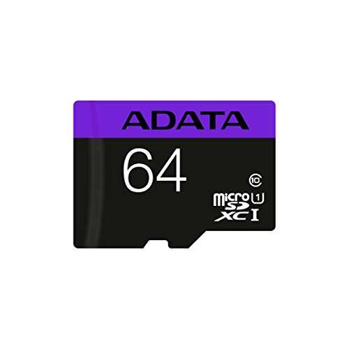 Amazon: ADATA 64 GB Memoria Micro SD (Clase 10)