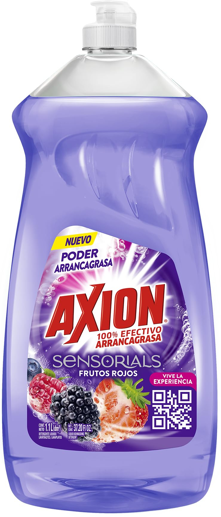 Amazon: Axion Lavatrastes Líquido Frutos Rojos 1.1L │$38 c/u comprando 6│$35 c/u comprando 10│con Plana y Ahorra│
