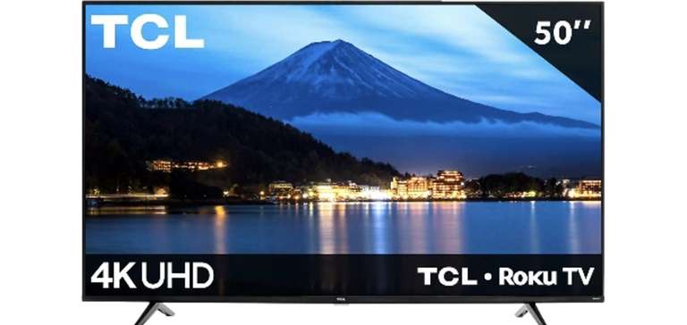 Amazon: Pantalla TCL ROKU SMART TV 50" 4K UHD Wifi Doble Banda 50S443-MX