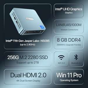 Amazon: Mini PC N5095 / 8GB DDR4 RAM / 256GB SSD