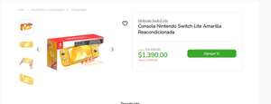Bodega Aurrera Despensa: Consola Nintendo Switch Lite Amarilla Reacondicionada