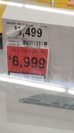 Walmart: Samsung Galaxy Tab S7 FE - Ixtapaluca