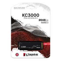 CyberPuerta: SSD Kingston KC3000 NVMe, 2048GB, PCI Express 4.0, M.2