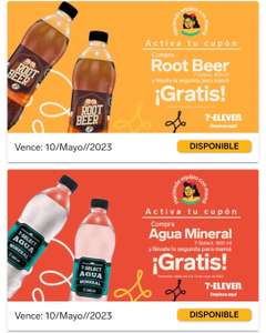 7eleven: Root Beer y agua mineral 600ml.al 2x1