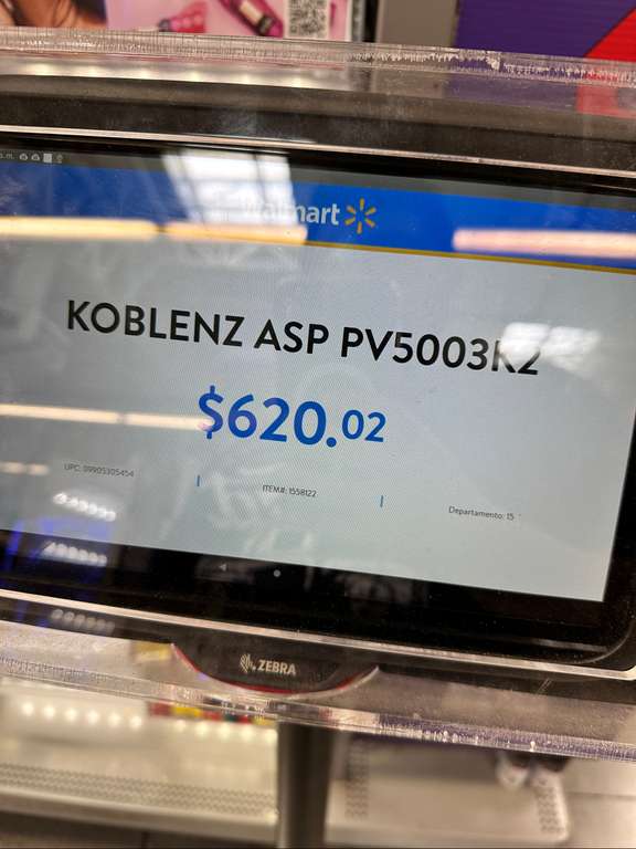 Walmart: Aspiradora Koblenz