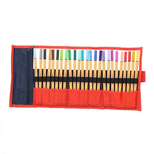 Amazon: Stabilo Point 88 Fineliner bolígrafos, 0.4 mm – 25 colores juego de veliz