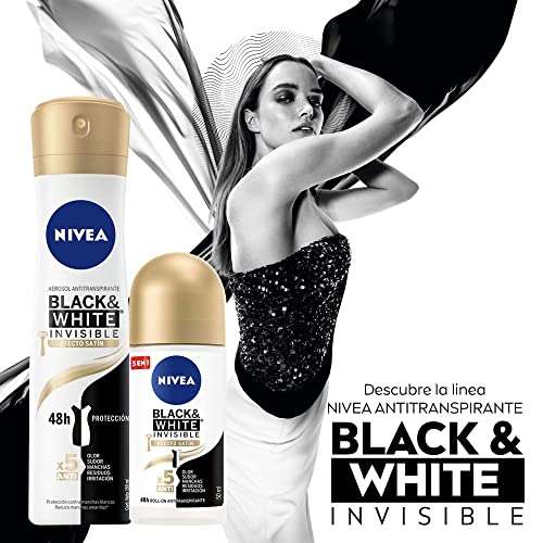Amazon: NIVEA Desodorante Antimanchas para Mujer, Invisible Efecto Satín (150 ml)