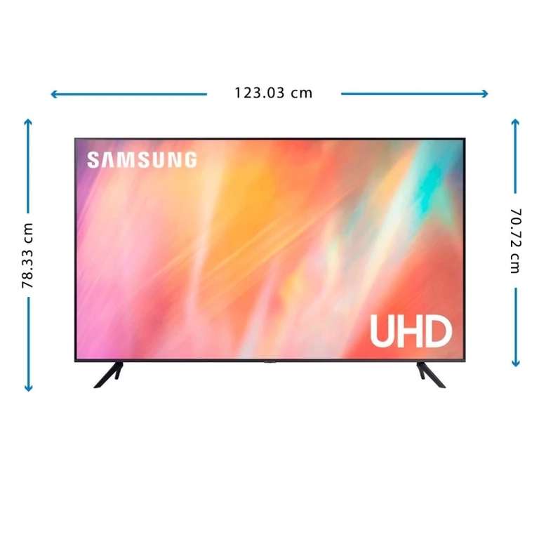 WalMart Y BBVA: TV Samsung 55 Pulgadas 4K Ultra HD Smart TV LED UN55AU7000FXZX