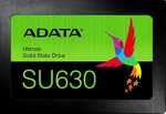 Amazon. ADATA Unidad de Estado Sólido SSD SU630 240 GB 3D NAND , SATA III,QLC,2.5",520 MB/s de lectura y 450 MB/s de escritura