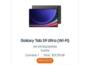 Samsung Shop: Tab s9 ultra 512 GB + Buds FE + Galaxy Fit 3 + Watch 6 Classic ($12,238 con descuento de primera compra)