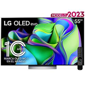Amazon: LG Pantalla OLED EVO 55" 4K Smart TV con ThinQ AI OLED55C3PSA (Aplicando 15% descuento días Banorte).