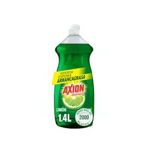 Amazon: Axion Limón 1.4L, 100% Efectivo Arrancagrasa, jabón líquido para platos, ollas, sartenes y toda tu vajilla | Planea y Ahorra