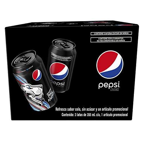 Aamzon: Pepsi Black Pack Exclusivo Pa'l Norte