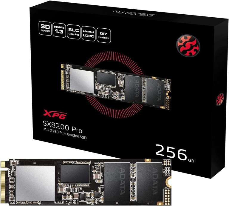 CyberPuerta: SSD XPG SX8200 Pro, 256GB, PCI Express, M.2
