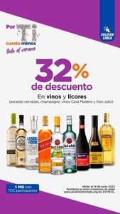 Chedraui: 32% de descuento en todos los vinos y licores (Exclusiva tienda en línea)
