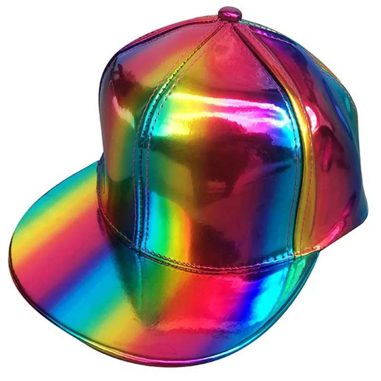 AliExpress: 101Gorra de hip hop de marca con cambio de color del arco iris, gorra de béisbol, Volver al futuro