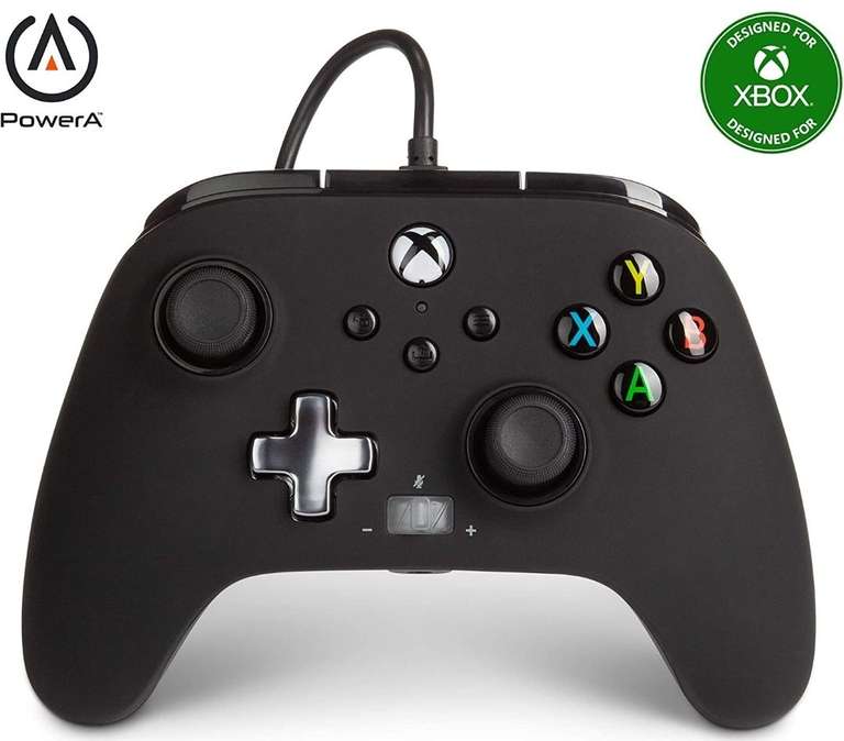 Amazon: PowerA Control Mejorado Alámbrico para Xbox Series X|S - Negro - Standard Edition