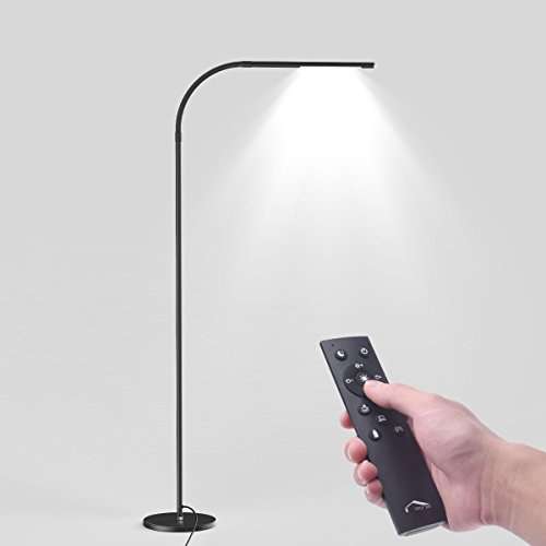 Amazon: Lámpara LED de pie flexible con control en oferta black friday