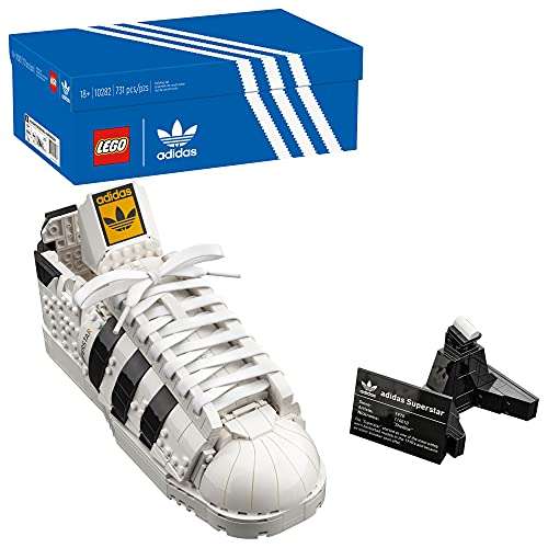 Amazon - LEGO Adidas Originals Superstar 10282 Building Kit; Build and Display The Iconic Sneaker; New 2021 (731 Pieces)