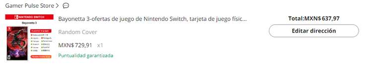 Aliexpress: Bayonetta 3 Nintendo Switch
