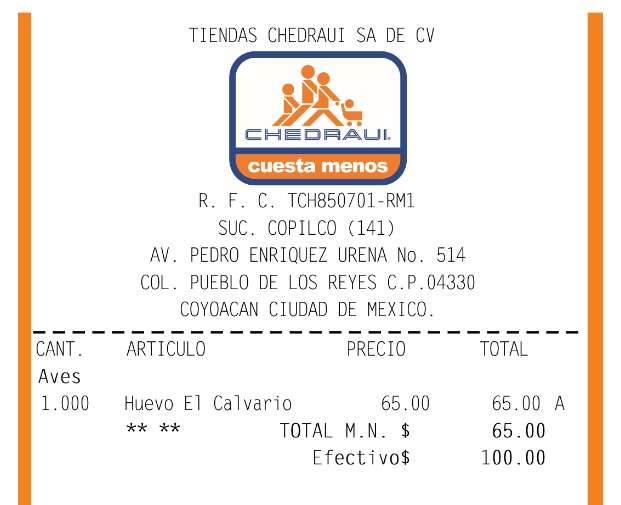 Chedraui Online y Tienda - Huevo Blanco El Calvario 30 Piezas $65 MXN