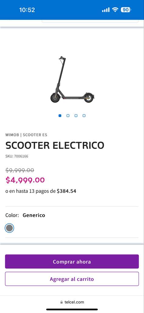 Scooter Eléctrico TIO T01S Pro 56km/h Patín Eléctrico Adulto Plegable con  Asiento Removible