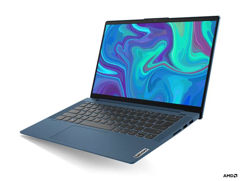 Cyberpuerta: Laptop Lenovo IdeaPad 5-14ARE05 14" HD, AMD Ryzen 3 4300U 2.70GHz, 8GB, 256GB SSD, Windows 10 Home 64-bit, Español, Azul