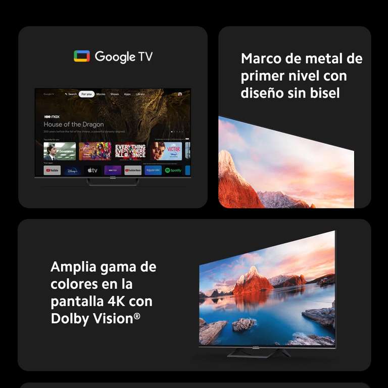 Smart TV 43" 4k A Pro 43 Tienda Xiaomi en línea