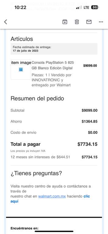 Walmart: Consola PlayStation 5 825 GB Blanco Edición Digital | Pagando con TDC BBVA a 12 MSI
