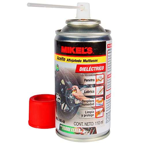 Amazon: Mikel's MK-40 Aceite Aflojatodo Multiusos Dieléctrico 110 ml | envío gratis con Prime