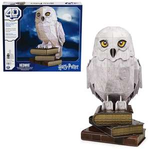 Amazon: 4D Build - Kit de maqueta de Rompecabezas en 3D de Hedwig (Harry Potter) - 118 Piezas