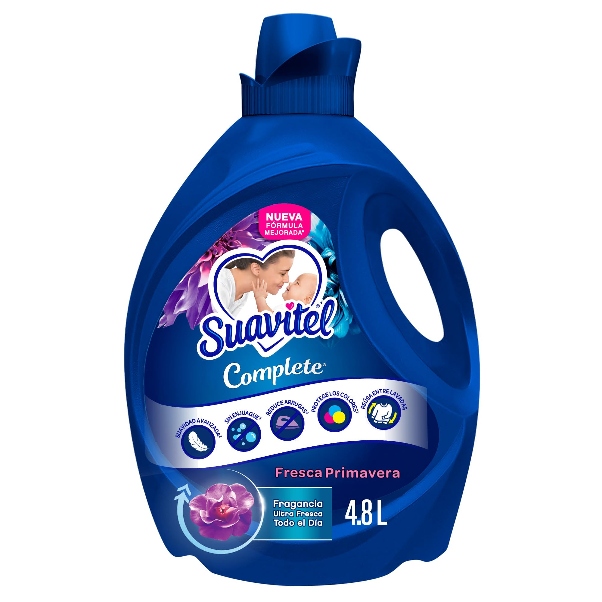 Amazon: Suavitel Suavizante de Ropa Complete Fresca Primavera 4.8 L | Planea y Ahorra