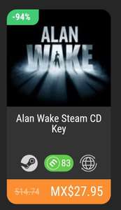 Kinguin: Alan Wake Steam CD Key