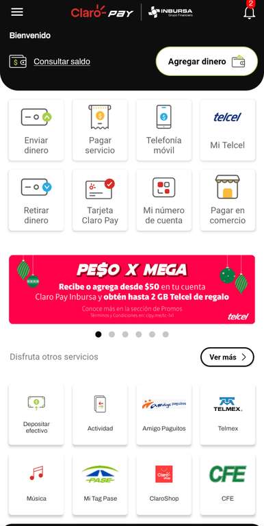 Megas gratis hasta 2 GB con Claro Pay
