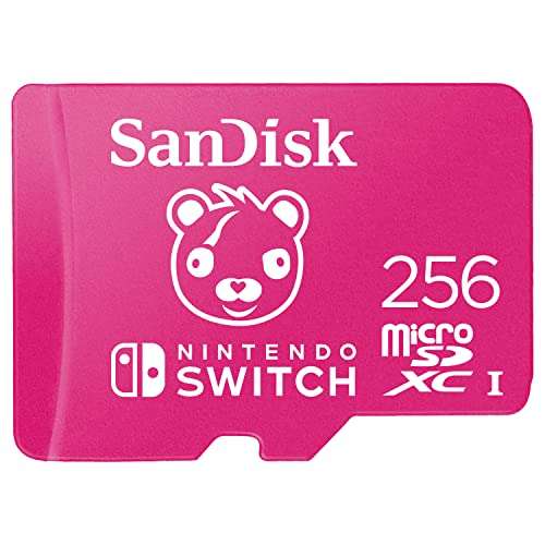 Amazon: SanDisk Tarjeta microSDXC de 256 GB con Licencia para Nintendo Switch, edición Fortnite - SDSQXAO-256G-GN6ZG
