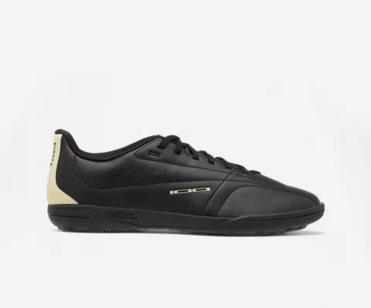 Decathlon: Tenis de futbol negros Turf
