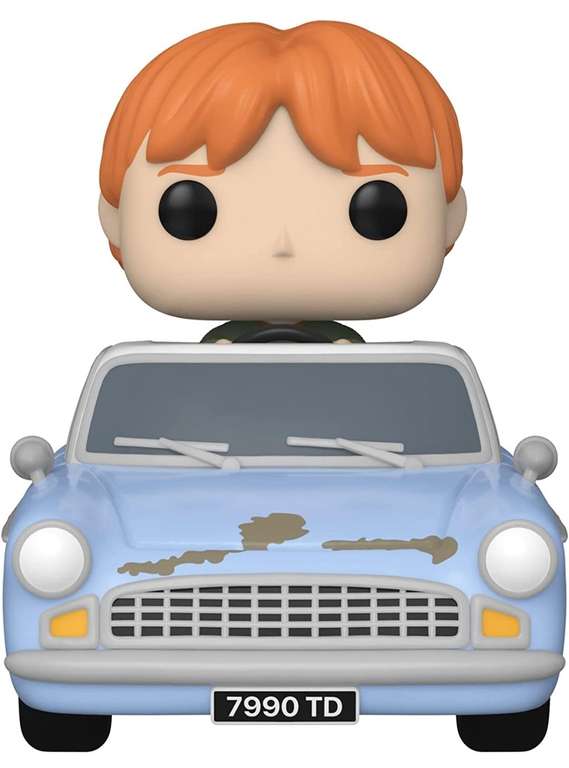 Amazon: Funko Pop! Ride Super Deluxe: Harry Potter: Chamber of Secrets 20th Anniversary - Ron Weasley in Flying Car, Multicolor, 65654