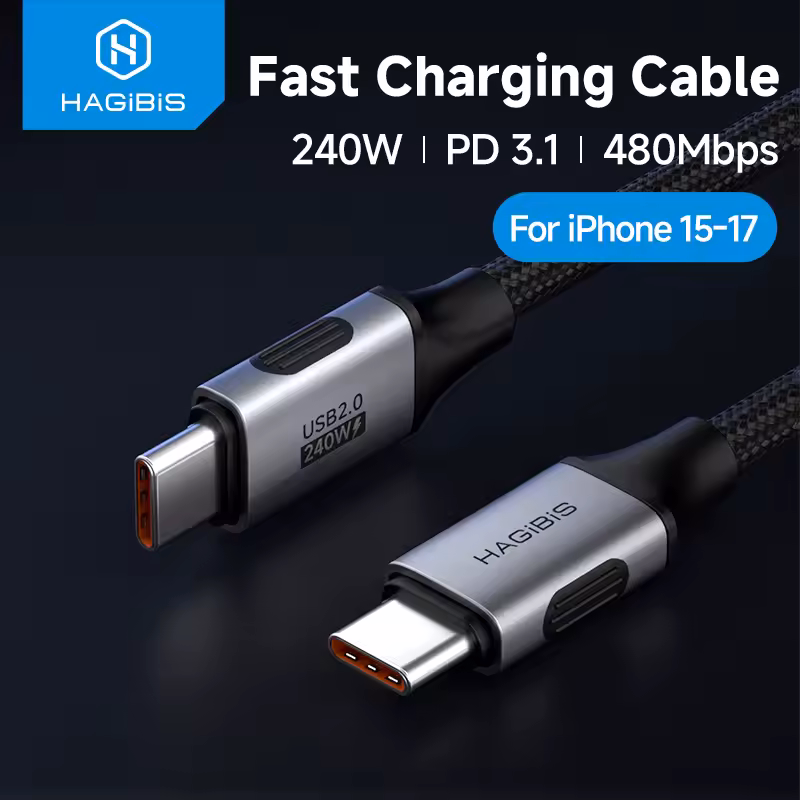 AliExpress: Cable Hagibis USB C a USB C 2m (Monedas) Leer descripción