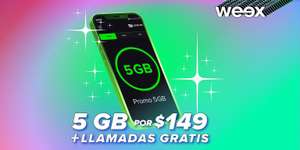 Weex: promo por día de Reyes 5GB a $149
