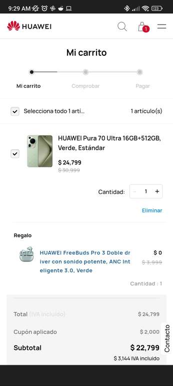 Huawei: Celular Huawei Pura 70 Ultra + Freebuds 3 pro