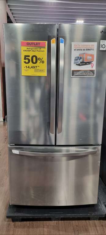 Chedraui Santa fé CDMx: Refrigerador 29 p3 LG platinum