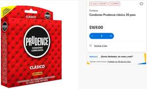 Walmart Super: 60 Condones Prudence