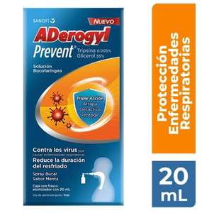 Walmart Súper: Aderogyl Prevent - Spray bucal menta - 20 ml