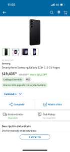 Sam's Club: Smartphone Samsung Galaxy S23+ 256 GB Verde