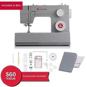 Amazon: Máquina de coser SINGER Heavy Duty - Inserción de aguja automática - Marco de Metal - Incluye Accesorios - Mod. 4423