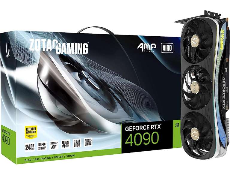 Amazon: Zotac GPU Gaming GEFORCE RTX 4090 AMP Extreme AIRO 24GB GDDR6X