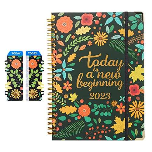 Amazon: YOMYM Agenda 2023, Planificador Diario, Semanal Mensual con Pestañas de Enero a Diciembre 2023, Agenda Académica