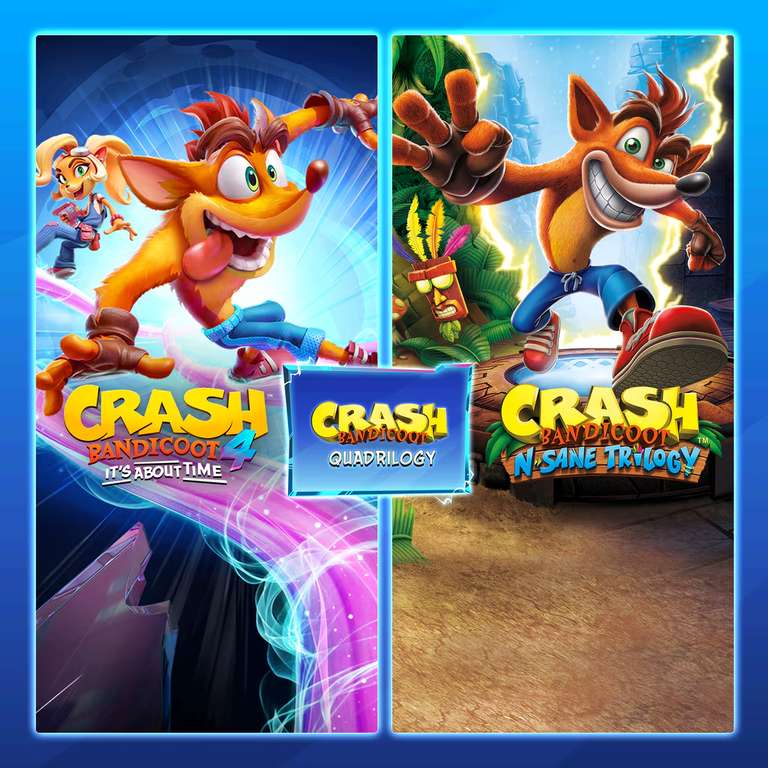 PlayStation: Crash Bandicoot Lote Quadrilogy